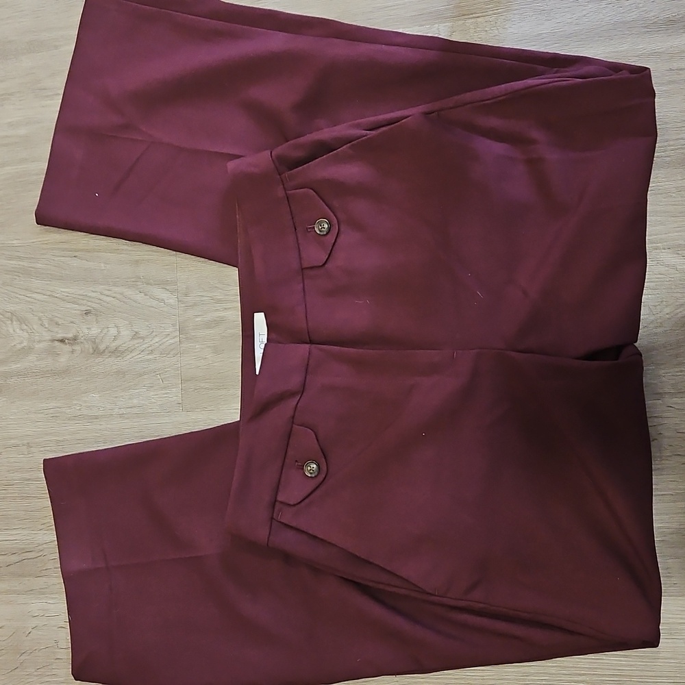 LOFT Maroon Dress Pants